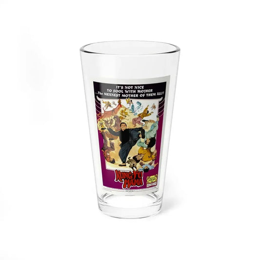 KUNG-FU MAMA 1973 Movie Poster - Pint Glass 16oz 16oz - Go Mug Yourself