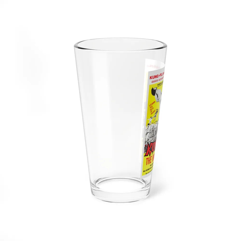 KUNG FU THE INVISIBLE FIST 1972 Movie Poster - Pint Glass 16oz - Go Mug Yourself