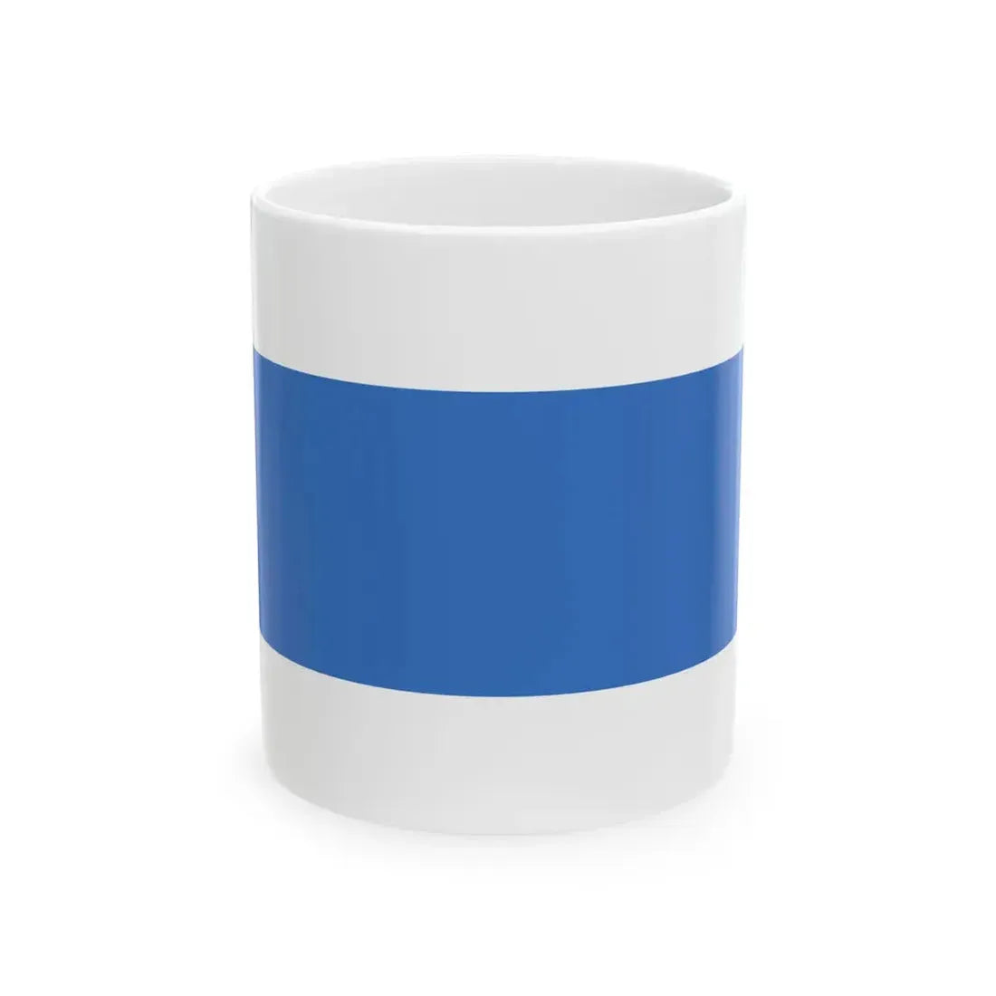 Kuressaare lipp (Estonia) White Coffee Mug 11oz - Go Mug Yourself