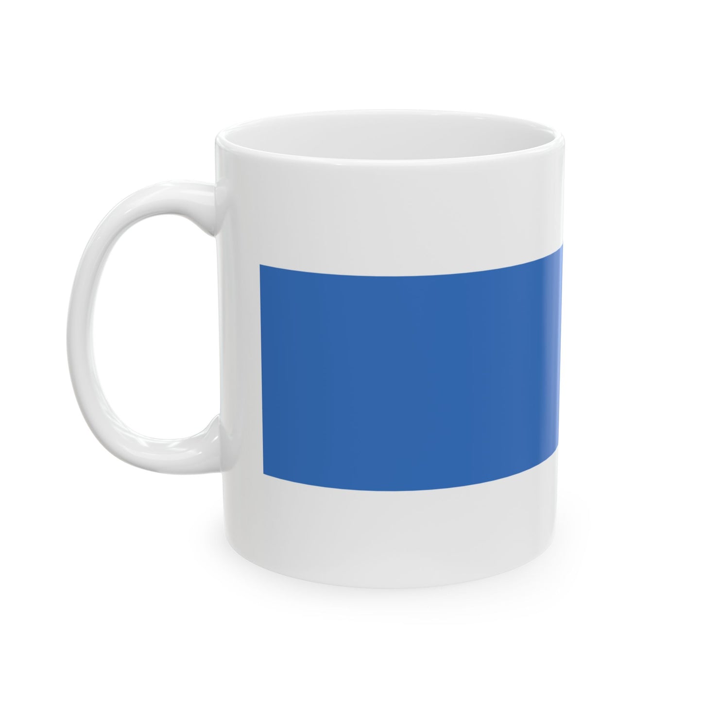 Kuressaare lipp (Estonia) White Coffee Mug-Go Mug Yourself