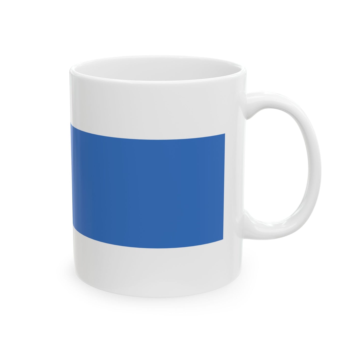 Kuressaare lipp (Estonia) White Coffee Mug-Go Mug Yourself
