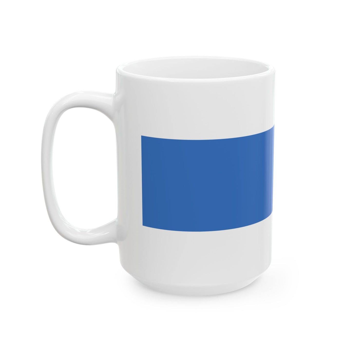 Kuressaare lipp (Estonia) White Coffee Mug-Go Mug Yourself