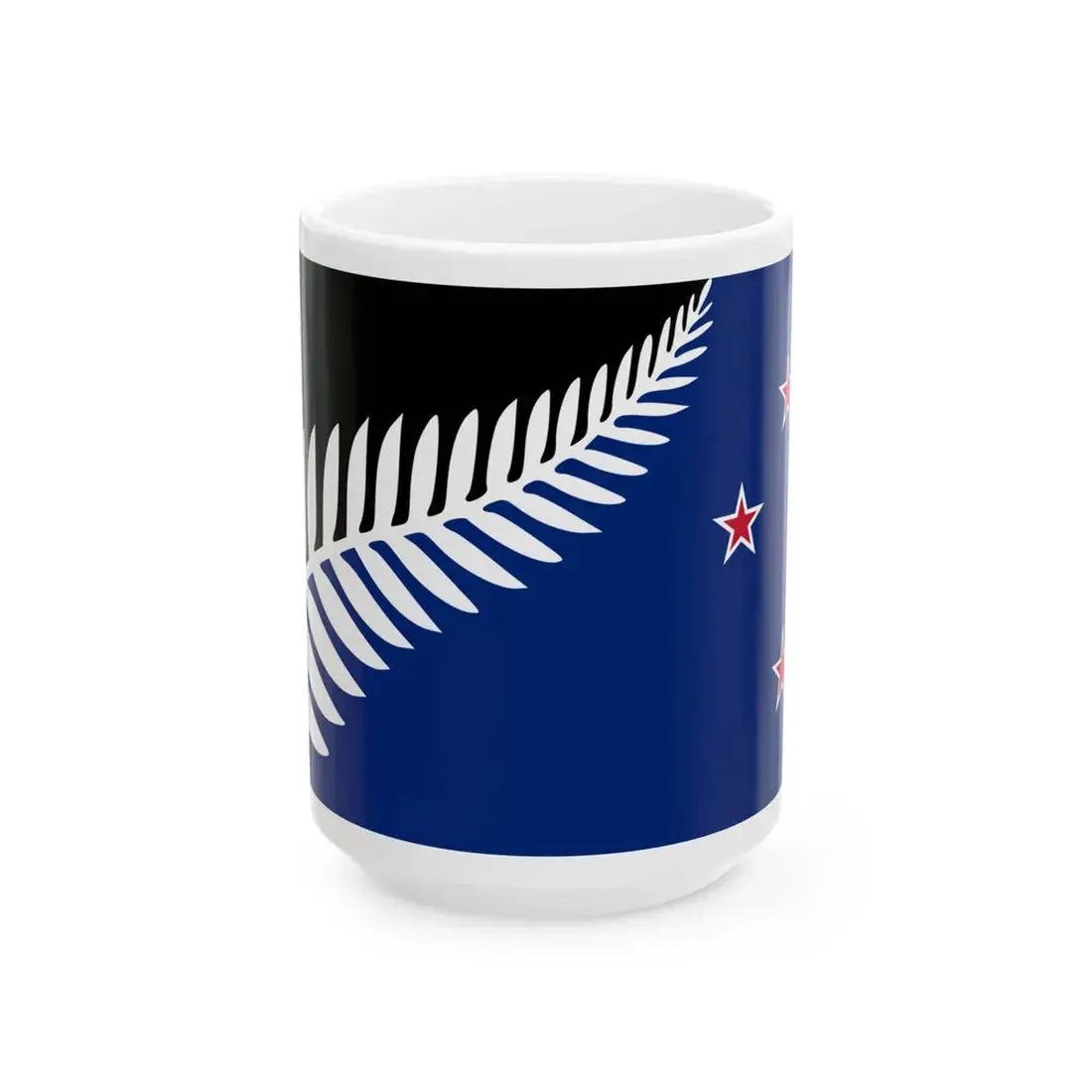 Kyle Lockwoods New Zealand Flag alt 1 (New Zealand) White Coffee Mug 15oz - Go Mug Yourself