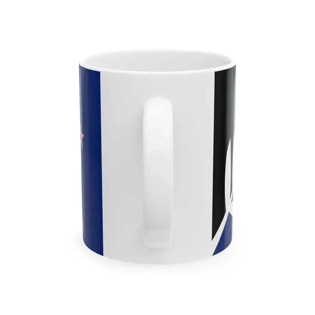 Kyle Lockwoods New Zealand Flag alt 1 (New Zealand) White Coffee Mug - Go Mug Yourself