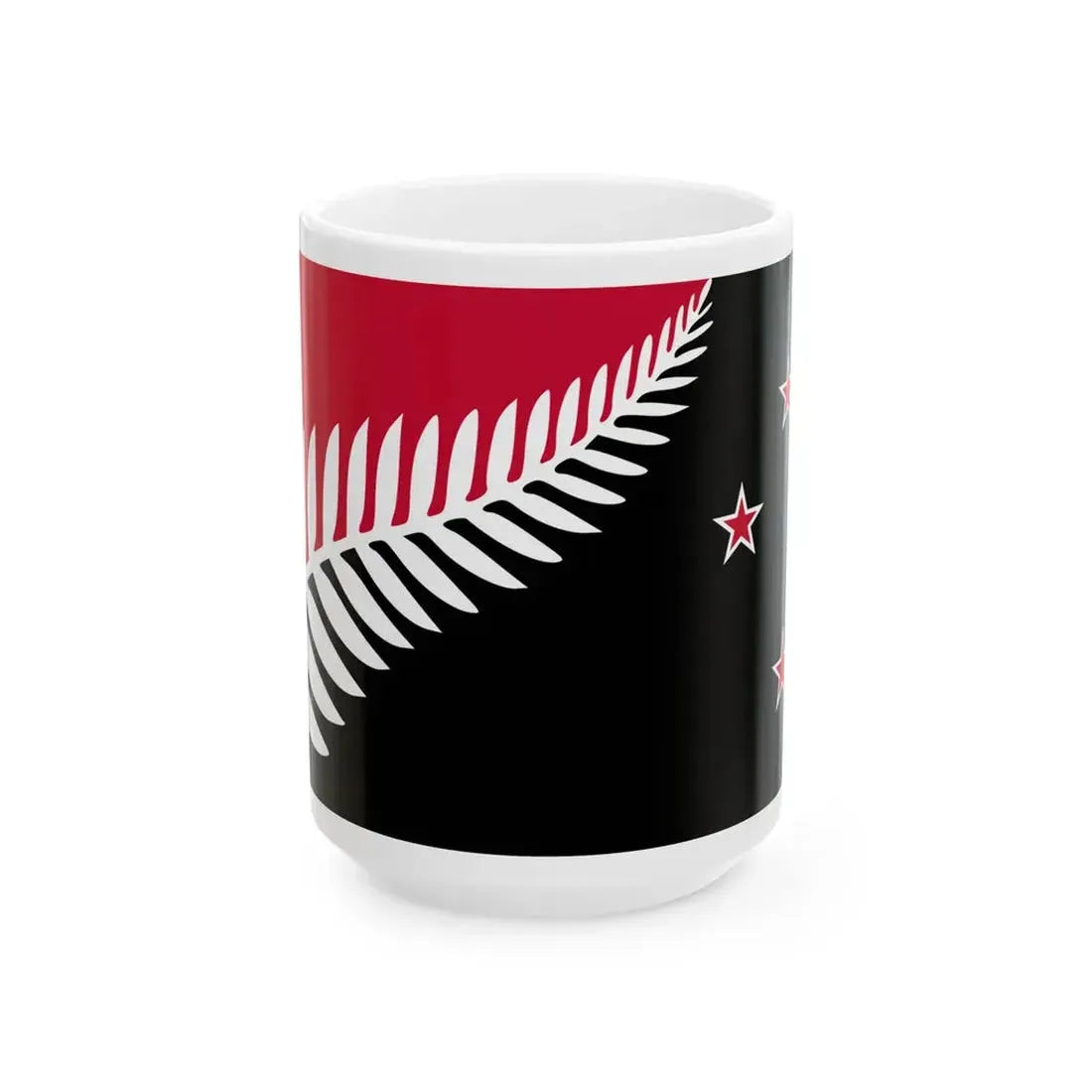 Kyle Lockwoods New Zealand Flag alt 2 (New Zealand) White Coffee Mug 15oz - Go Mug Yourself