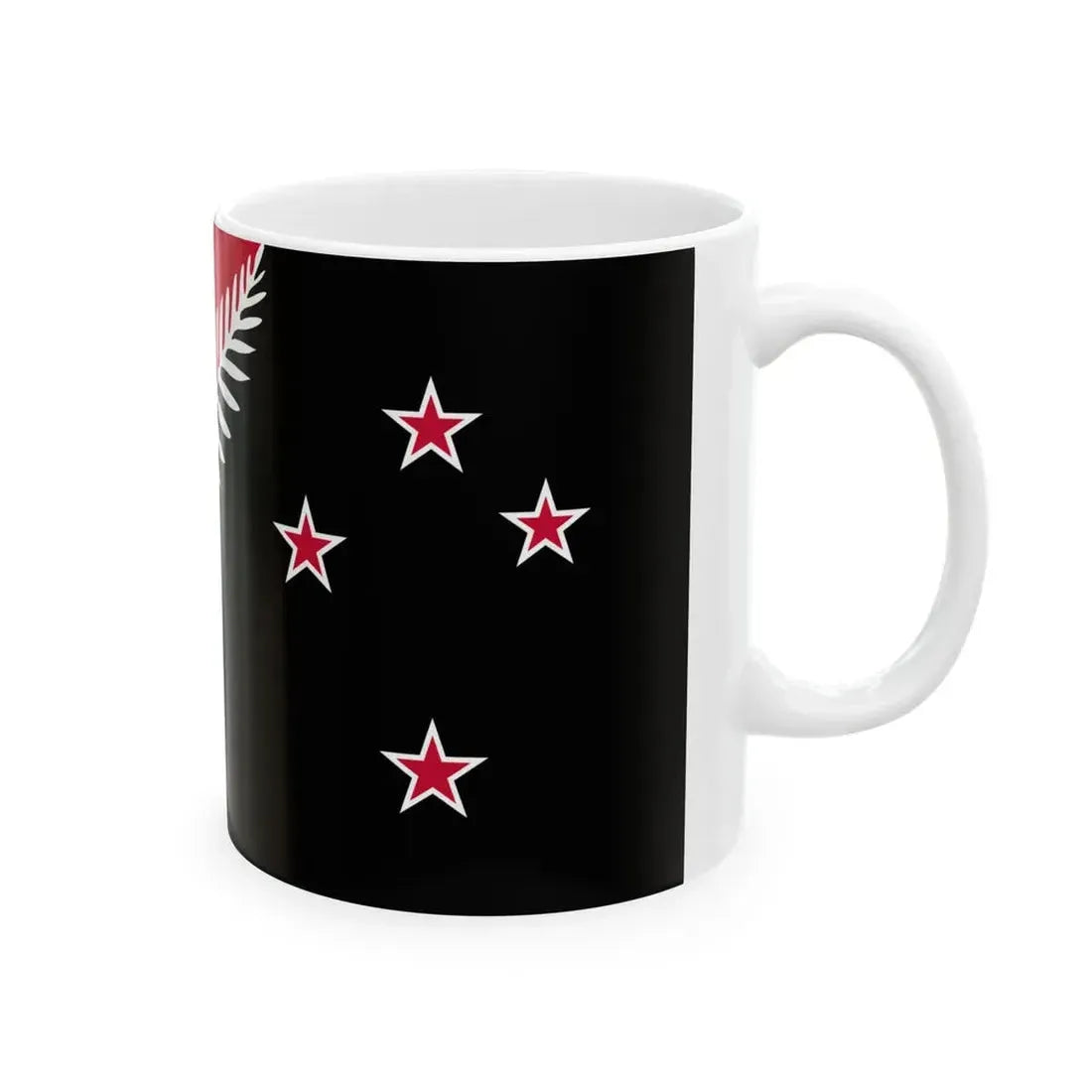 Kyle Lockwoods New Zealand Flag alt 2 (New Zealand) White Coffee Mug - Go Mug Yourself