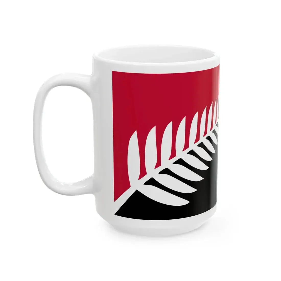 Kyle Lockwoods New Zealand Flag alt 2 (New Zealand) White Coffee Mug - Go Mug Yourself