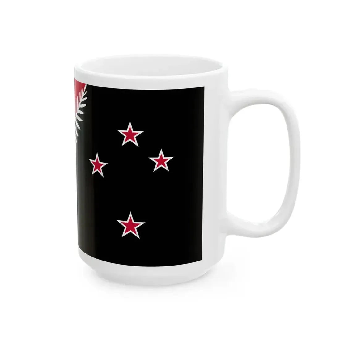 Kyle Lockwoods New Zealand Flag alt 2 (New Zealand) White Coffee Mug - Go Mug Yourself