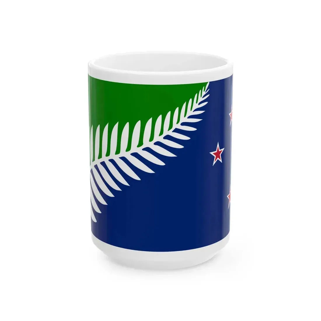 Kyle Lockwoods New Zealand Flag alt 3 (New Zealand) White Coffee Mug 15oz - Go Mug Yourself