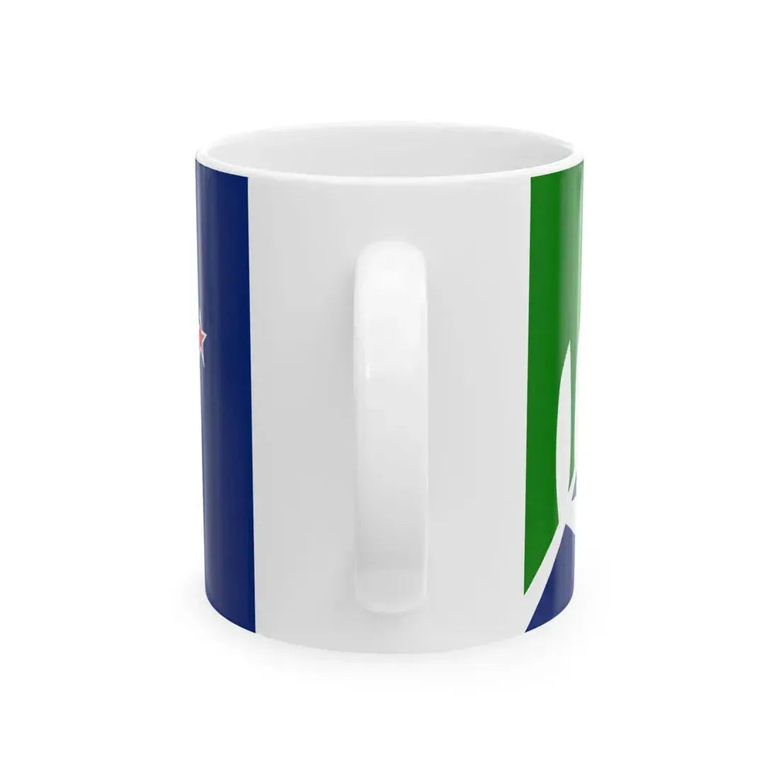 Kyle Lockwoods New Zealand Flag alt 3 (New Zealand) White Coffee Mug - Go Mug Yourself