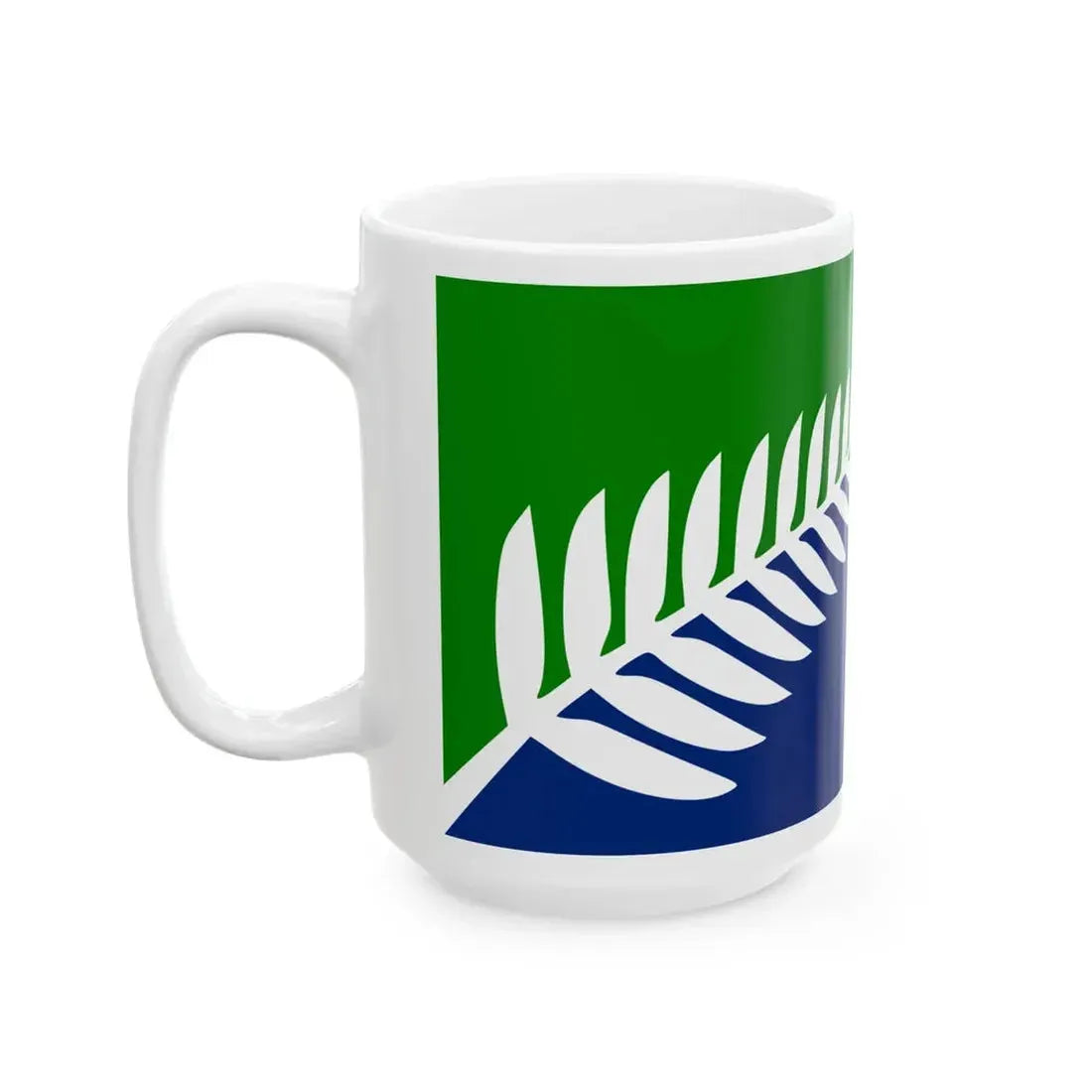 Kyle Lockwoods New Zealand Flag alt 3 (New Zealand) White Coffee Mug - Go Mug Yourself