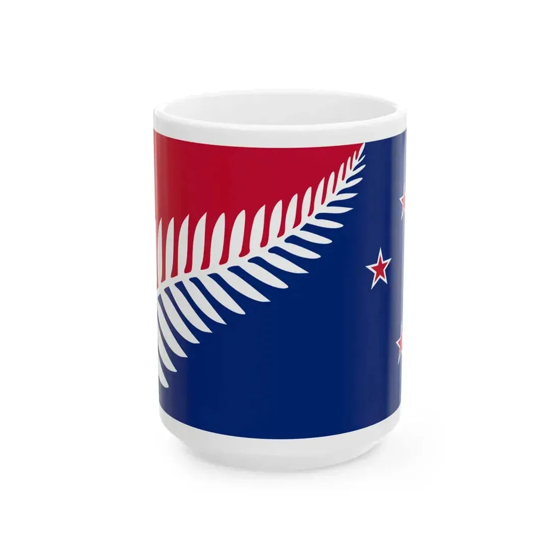 Kyle Lockwoods New Zealand Flag (New Zealand) White Coffee Mug 15oz - Go Mug Yourself