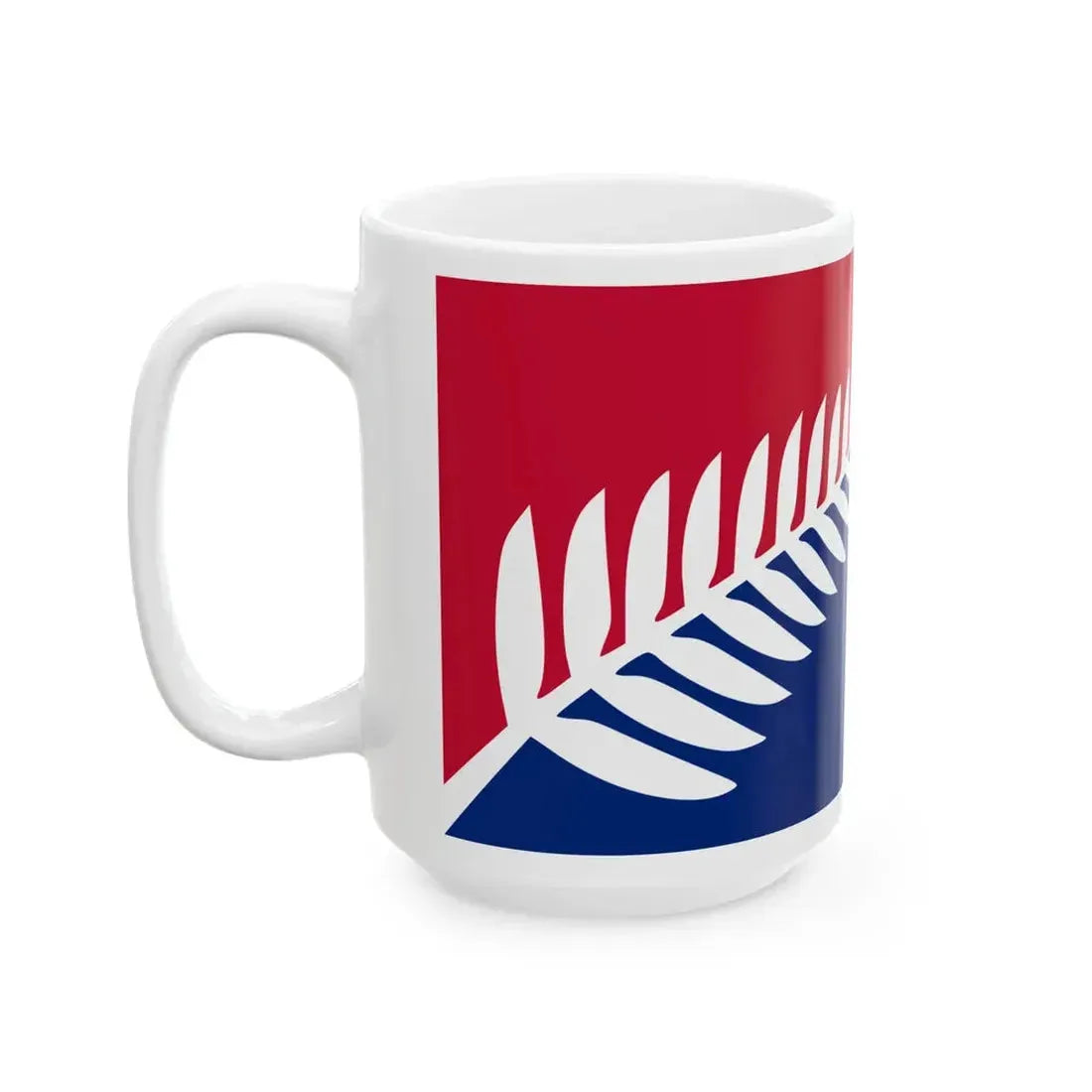 Kyle Lockwoods New Zealand Flag (New Zealand) White Coffee Mug - Go Mug Yourself