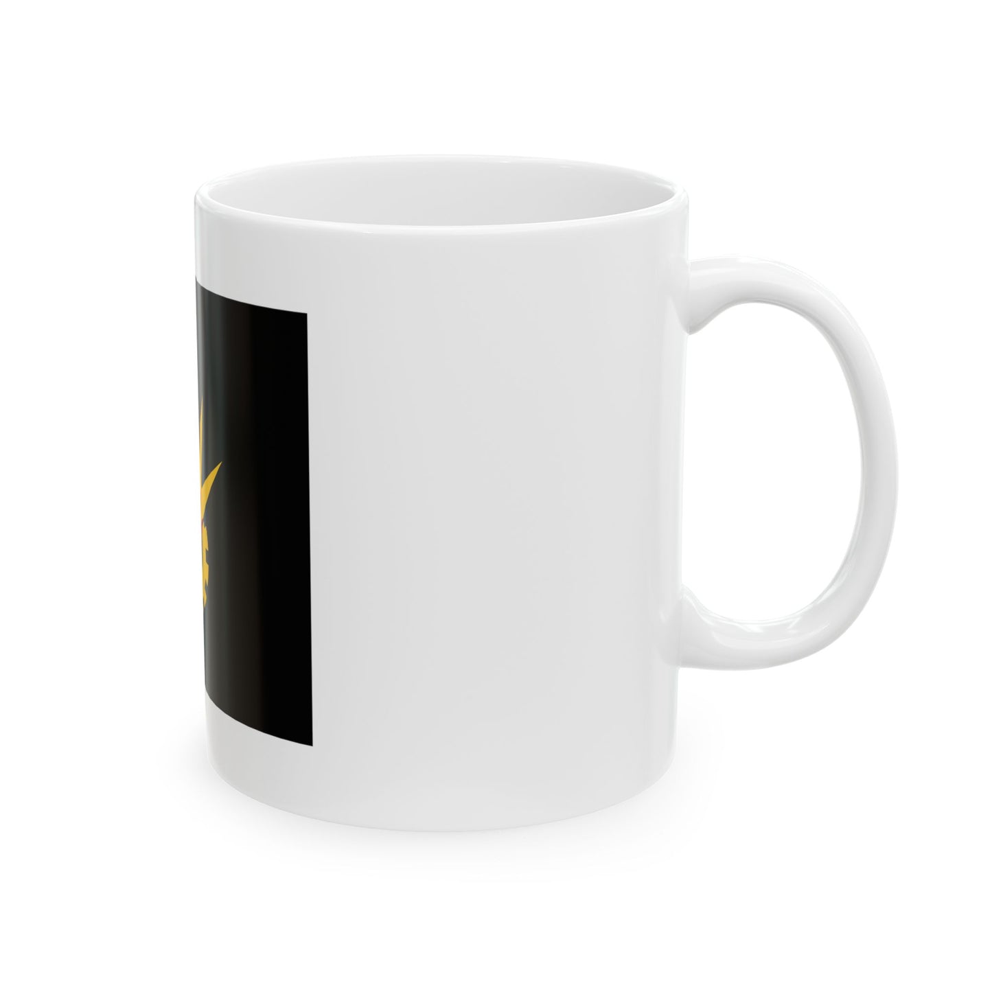 Kymen pioneeripataljoonan lippu (Finland) White Coffee Mug-Go Mug Yourself