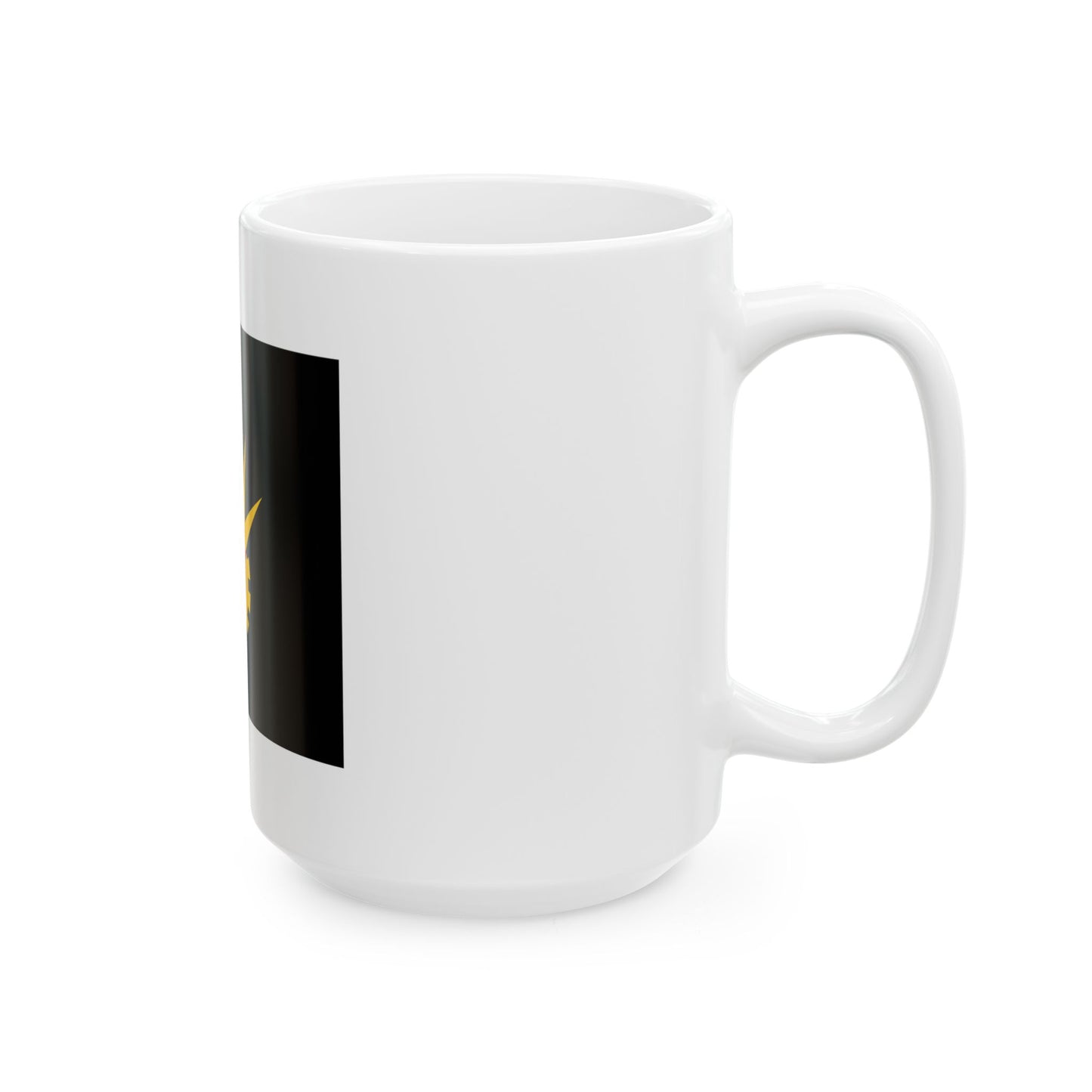 Kymen pioneeripataljoonan lippu (Finland) White Coffee Mug-Go Mug Yourself