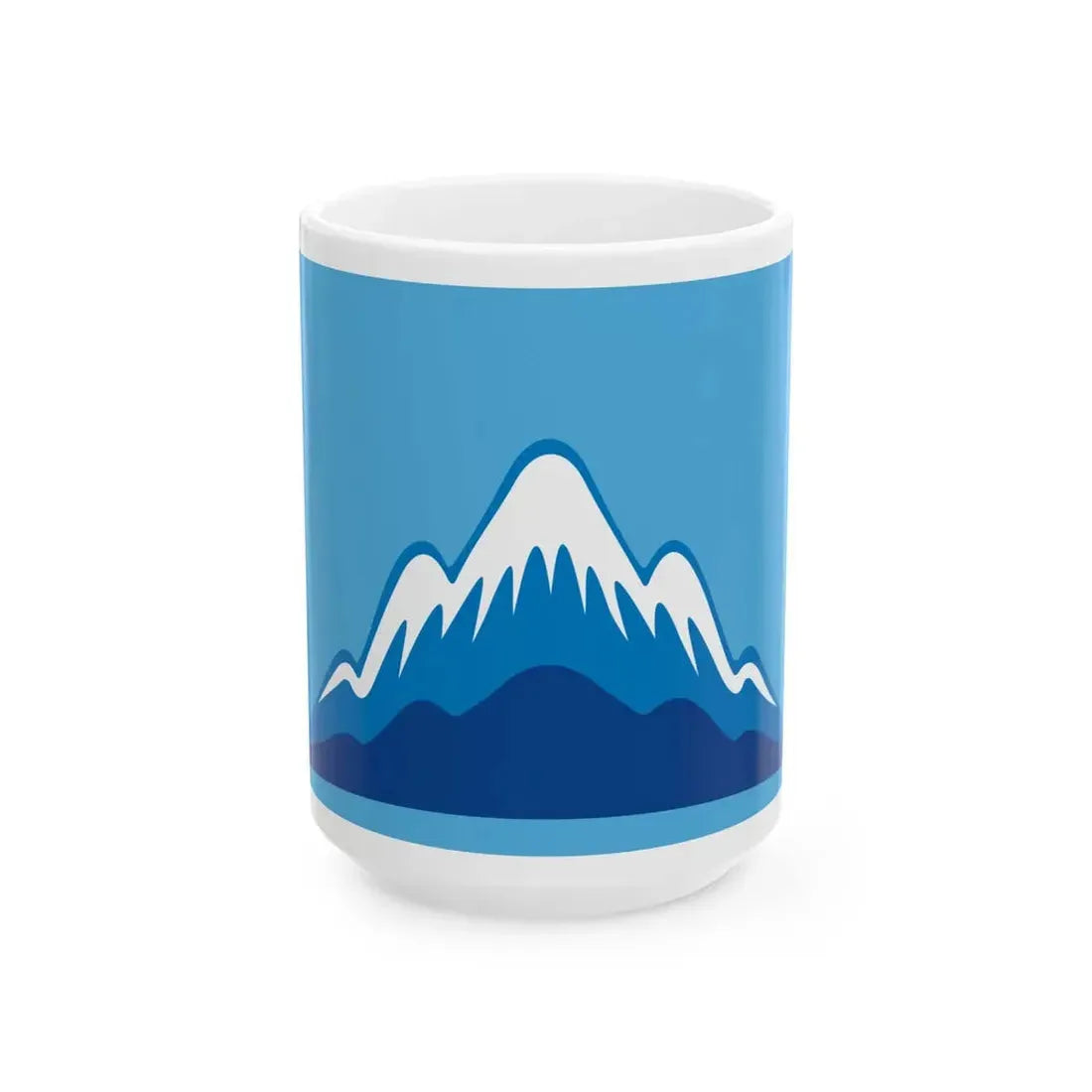 Kyrgyzstan 2011 Flag Proposals Set 2 Flag 4 (Kyrgyzstan) White Coffee Mug 15oz - Go Mug Yourself