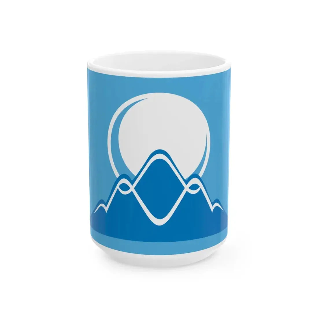 Kyrgyzstan 2011 Flag Proposals Set 3 Flag 4 (Kyrgyzstan) White Coffee Mug 15oz - Go Mug Yourself