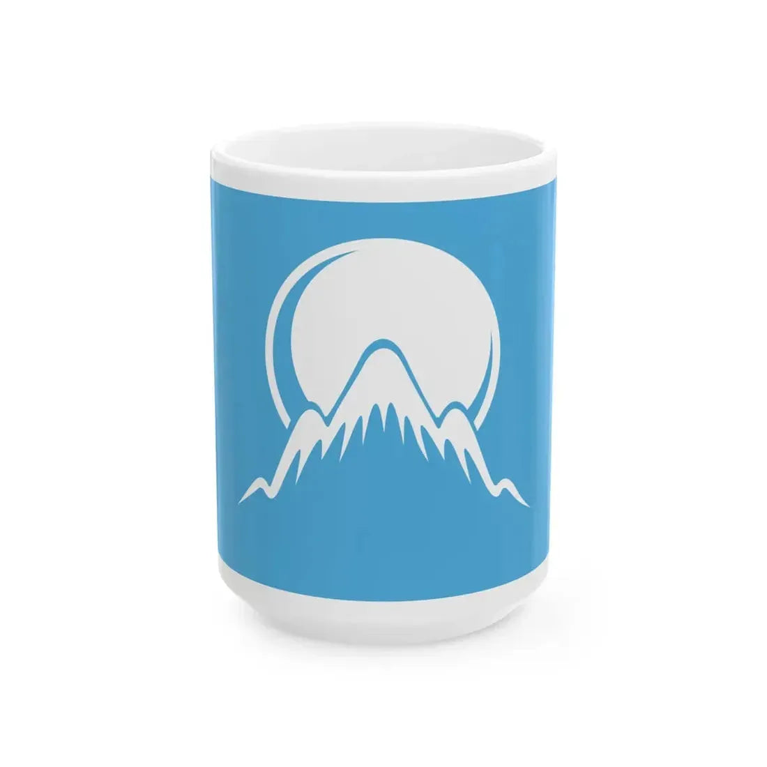 Kyrgyzstan 2011 Flag Proposals Set 4 Flag 2 (Kyrgyzstan) White Coffee Mug 15oz - Go Mug Yourself