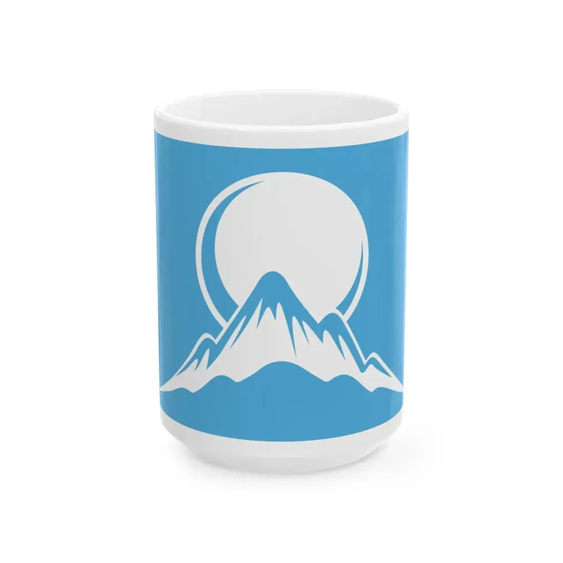Kyrgyzstan 2011 Flag Proposals Set 4 Flag 4 (Kyrgyzstan) White Coffee Mug 15oz - Go Mug Yourself