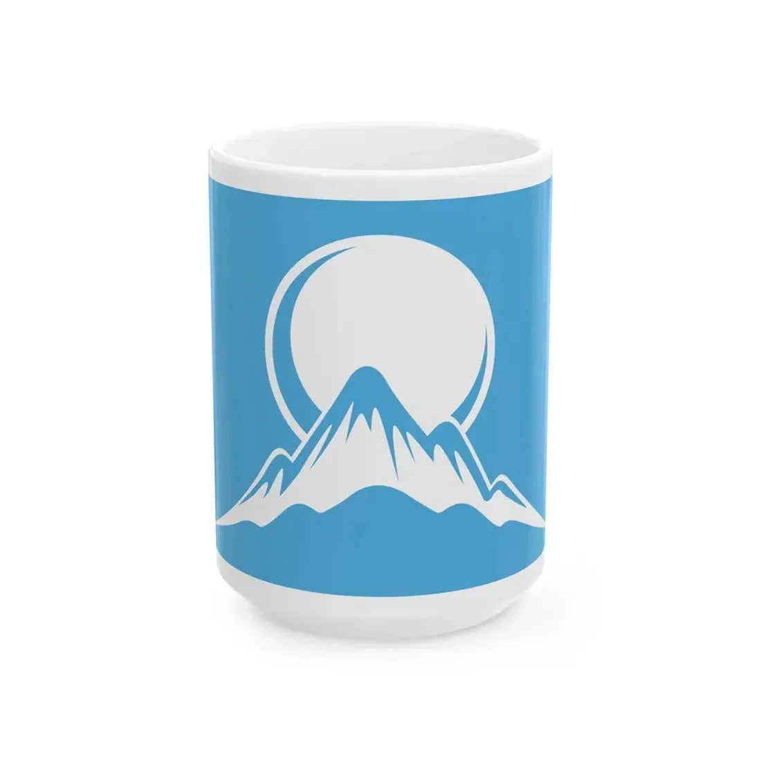 Kyrgyzstan 2011 Flag Proposals Set 5 Flag 4 (Kyrgyzstan) White Coffee Mug 15oz - Go Mug Yourself