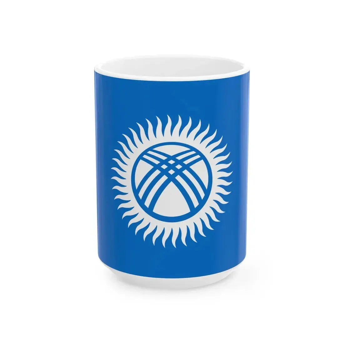 Kyrgyzstan Flag Proposal 2 2011 (Kyrgyzstan) White Coffee Mug 15oz - Go Mug Yourself