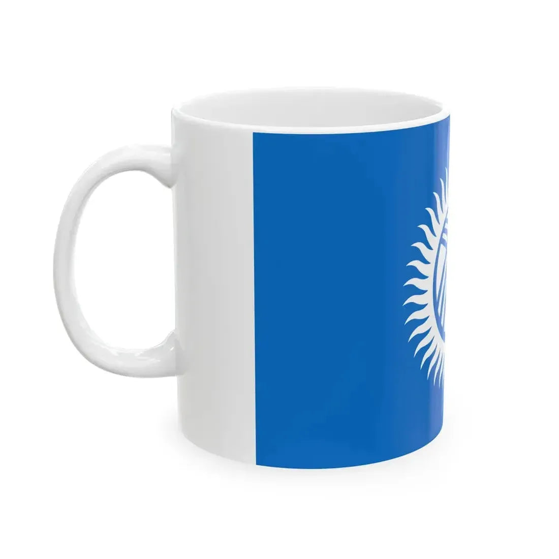 Kyrgyzstan Flag Proposal 2 2011 (Kyrgyzstan) White Coffee Mug - Go Mug Yourself
