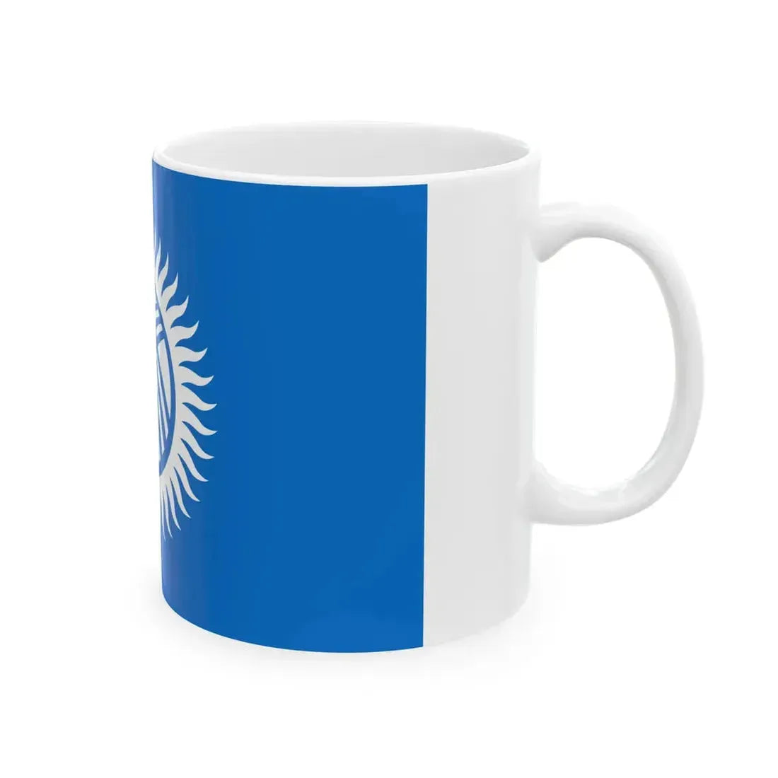 Kyrgyzstan Flag Proposal 2 2011 (Kyrgyzstan) White Coffee Mug - Go Mug Yourself