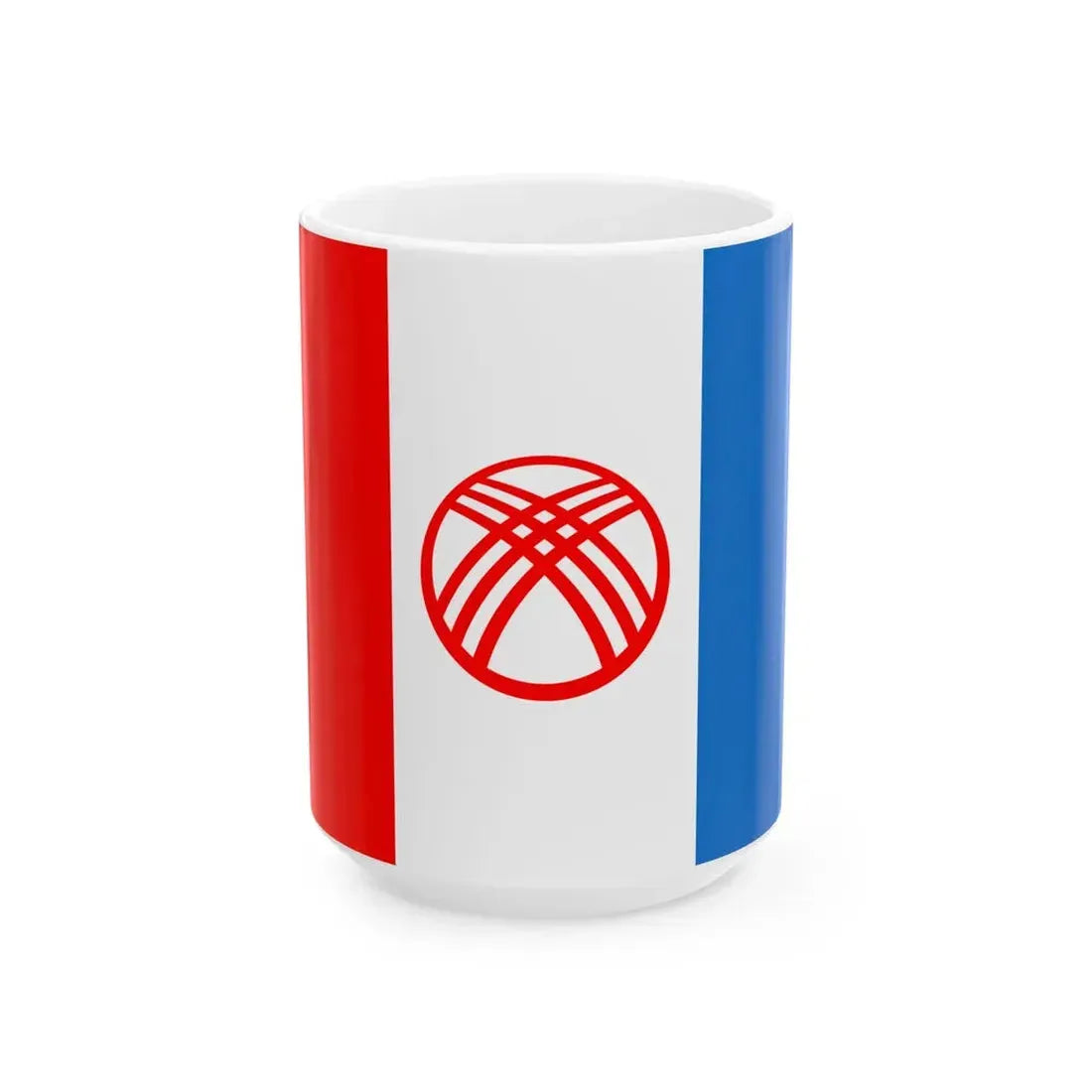Kyrgyzstan Flag Proposal 3 2011 (Kyrgyzstan) White Coffee Mug 15oz - Go Mug Yourself