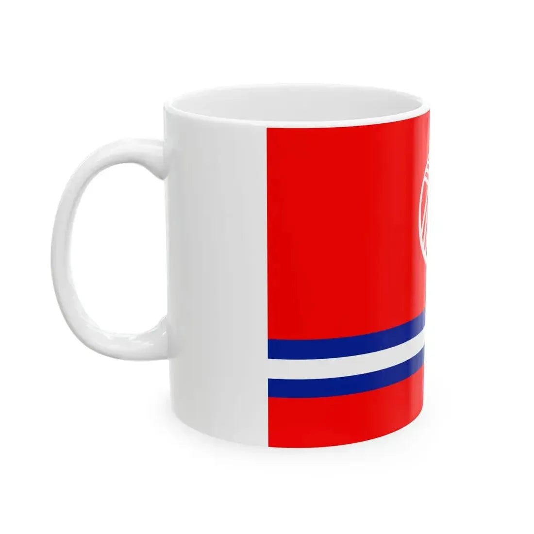 Kyrgyzstan Flag Proposal 5 2011 (Kyrgyzstan) White Coffee Mug - Go Mug Yourself