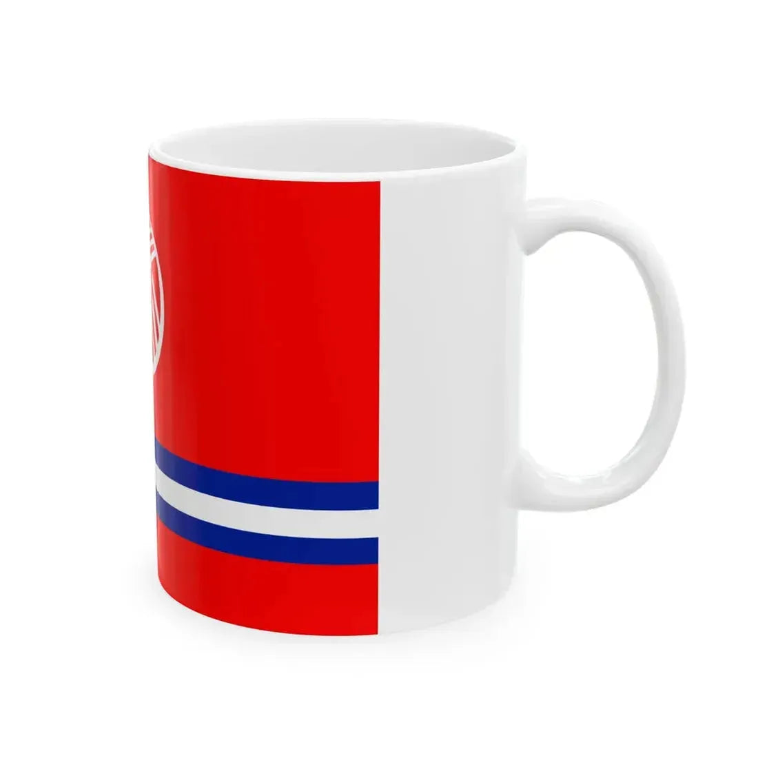 Kyrgyzstan Flag Proposal 5 2011 (Kyrgyzstan) White Coffee Mug - Go Mug Yourself