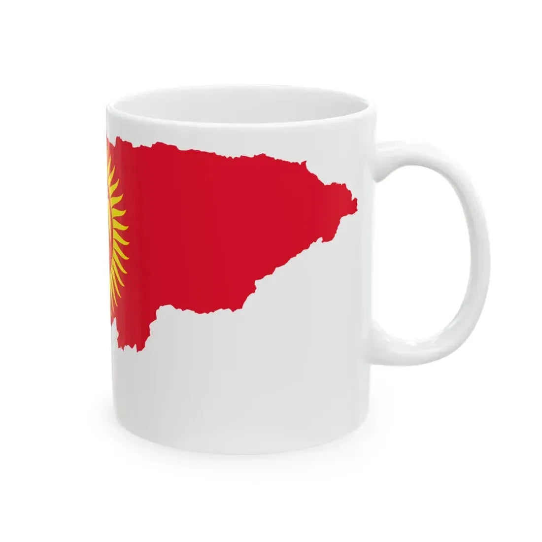 Kyrgyzstan stub 1992-2023 (Kyrgyzstan) White Coffee Mug - Go Mug Yourself
