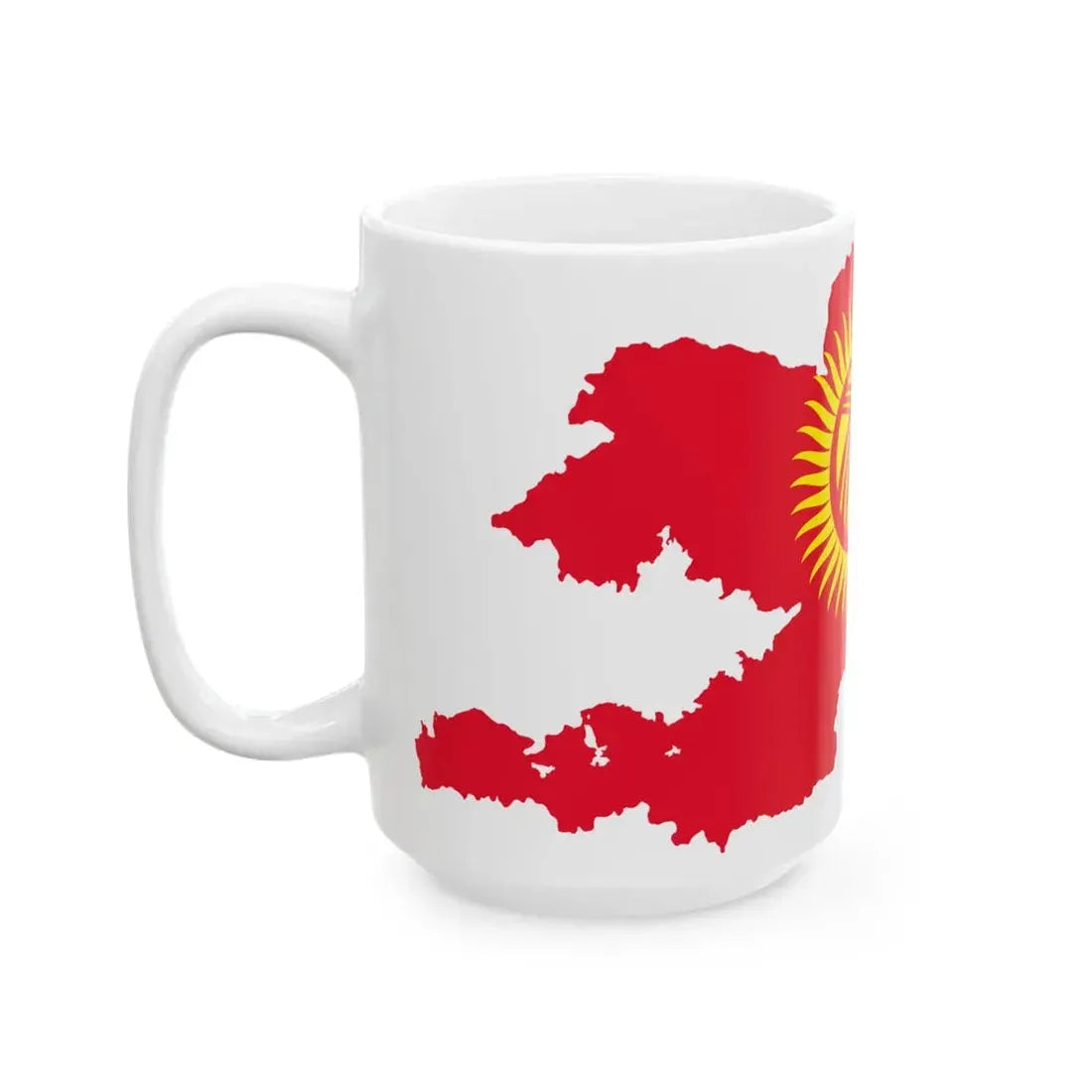 Kyrgyzstan stub 1992-2023 (Kyrgyzstan) White Coffee Mug - Go Mug Yourself