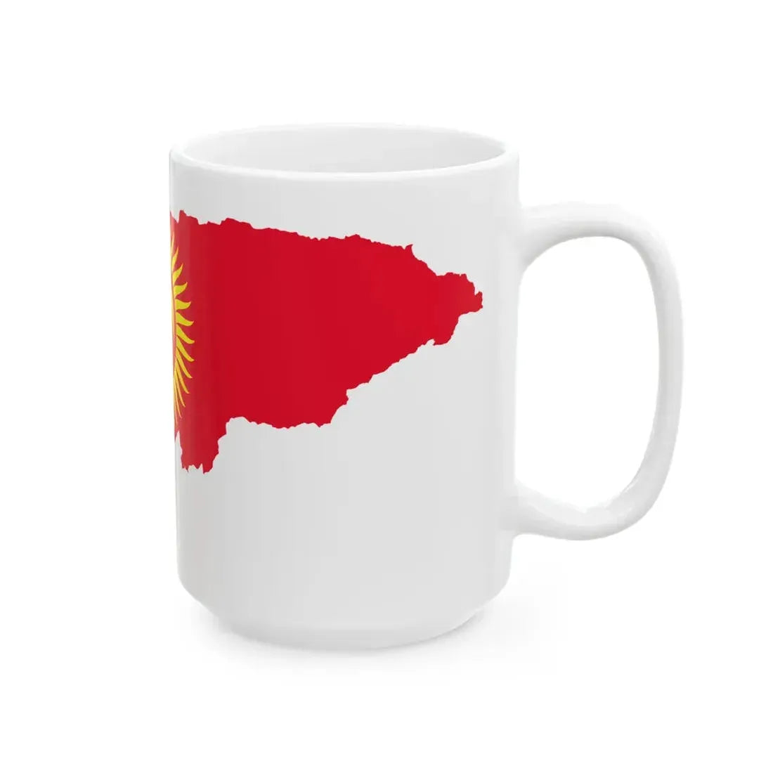 Kyrgyzstan stub 1992-2023 (Kyrgyzstan) White Coffee Mug - Go Mug Yourself