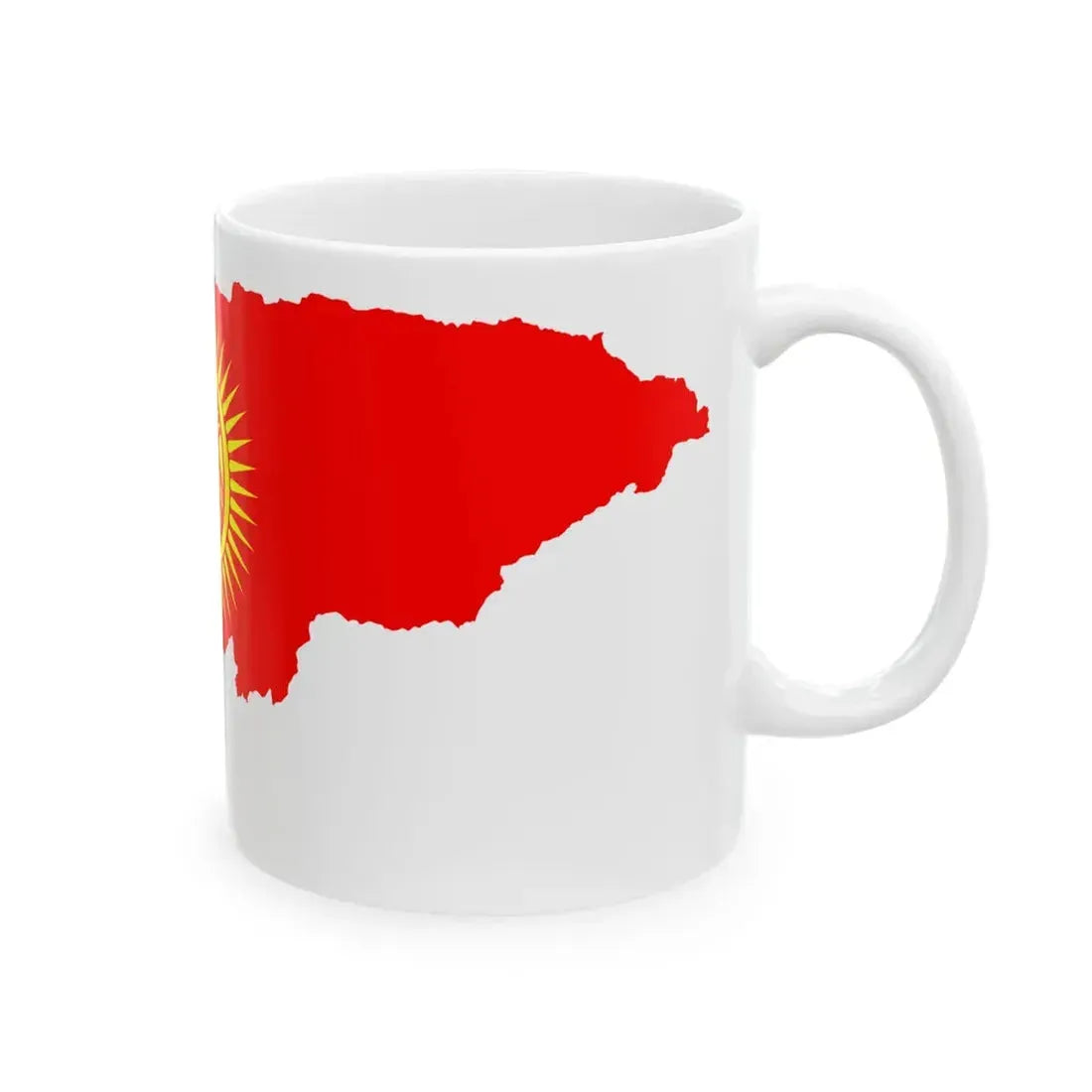 Kyrgyzstan stub (Kyrgyzstan) White Coffee Mug - Go Mug Yourself