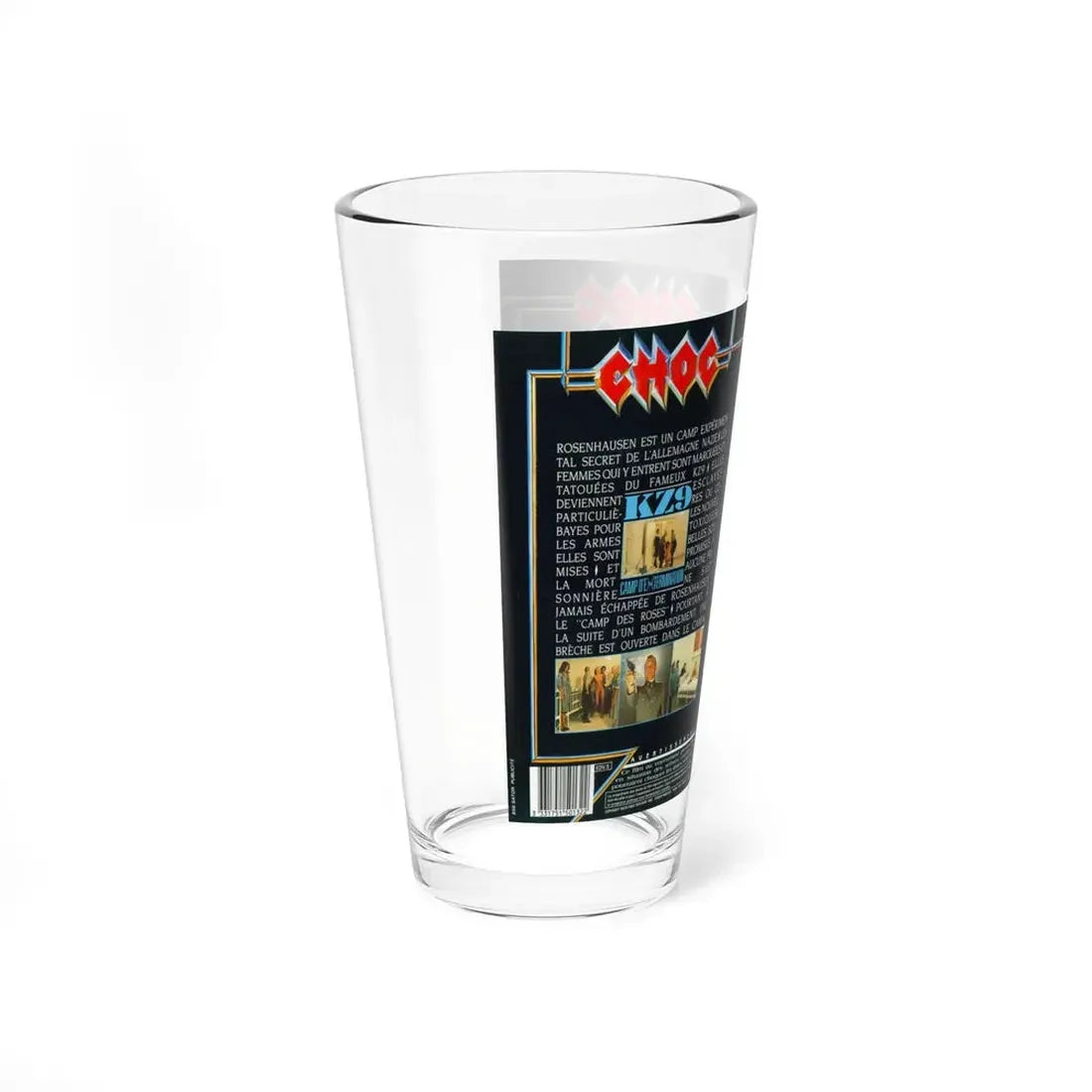 KZ9 CAMP DEXTERMINATION (VHS COVER) Pint Glass 16oz - Go Mug Yourself
