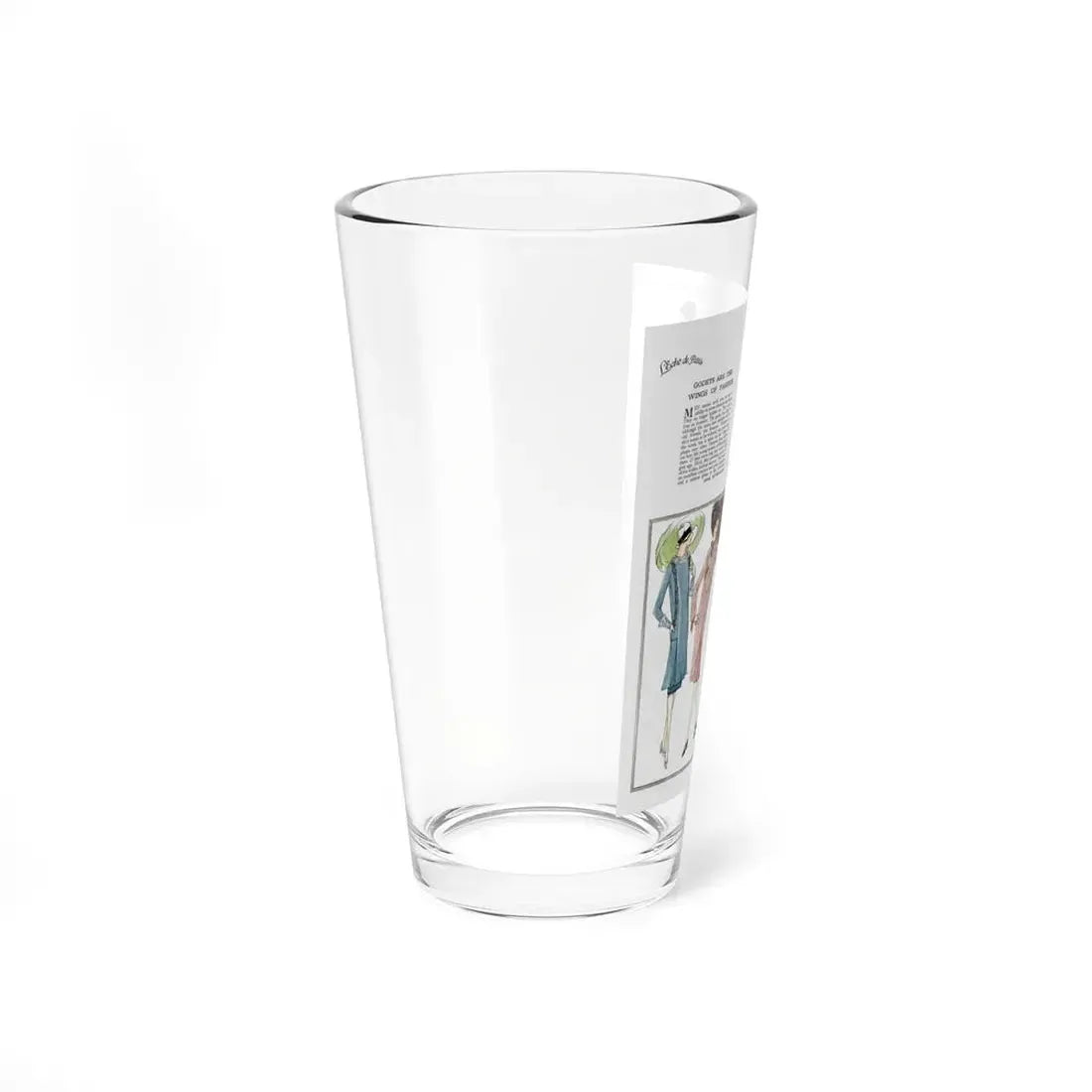 L'echo de Paris (1), McCall's magazine, August 1926 - Pint Glass 16oz - Go Mug Yourself