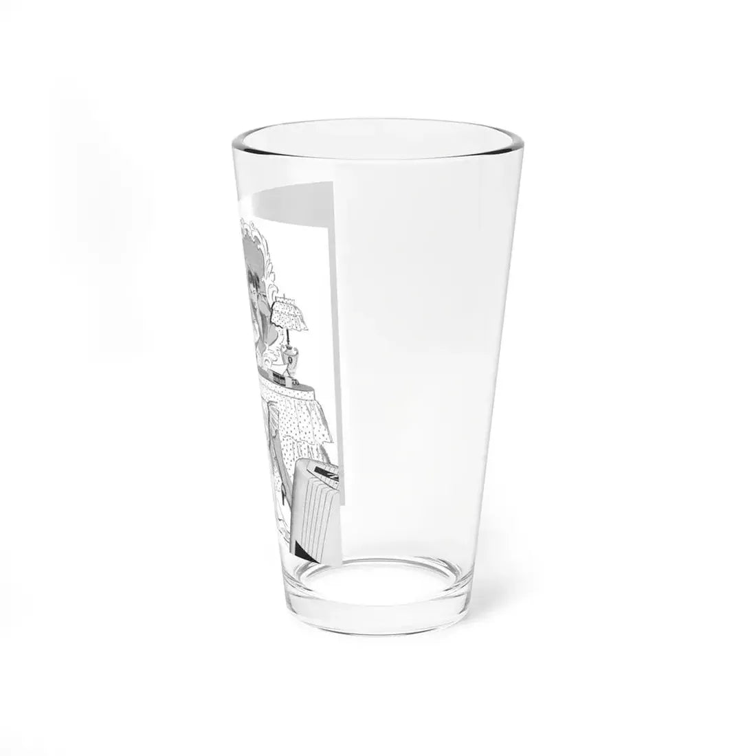 Lady at her Vanity, 1953 - Pint Glass 16oz - Go Mug Yourself