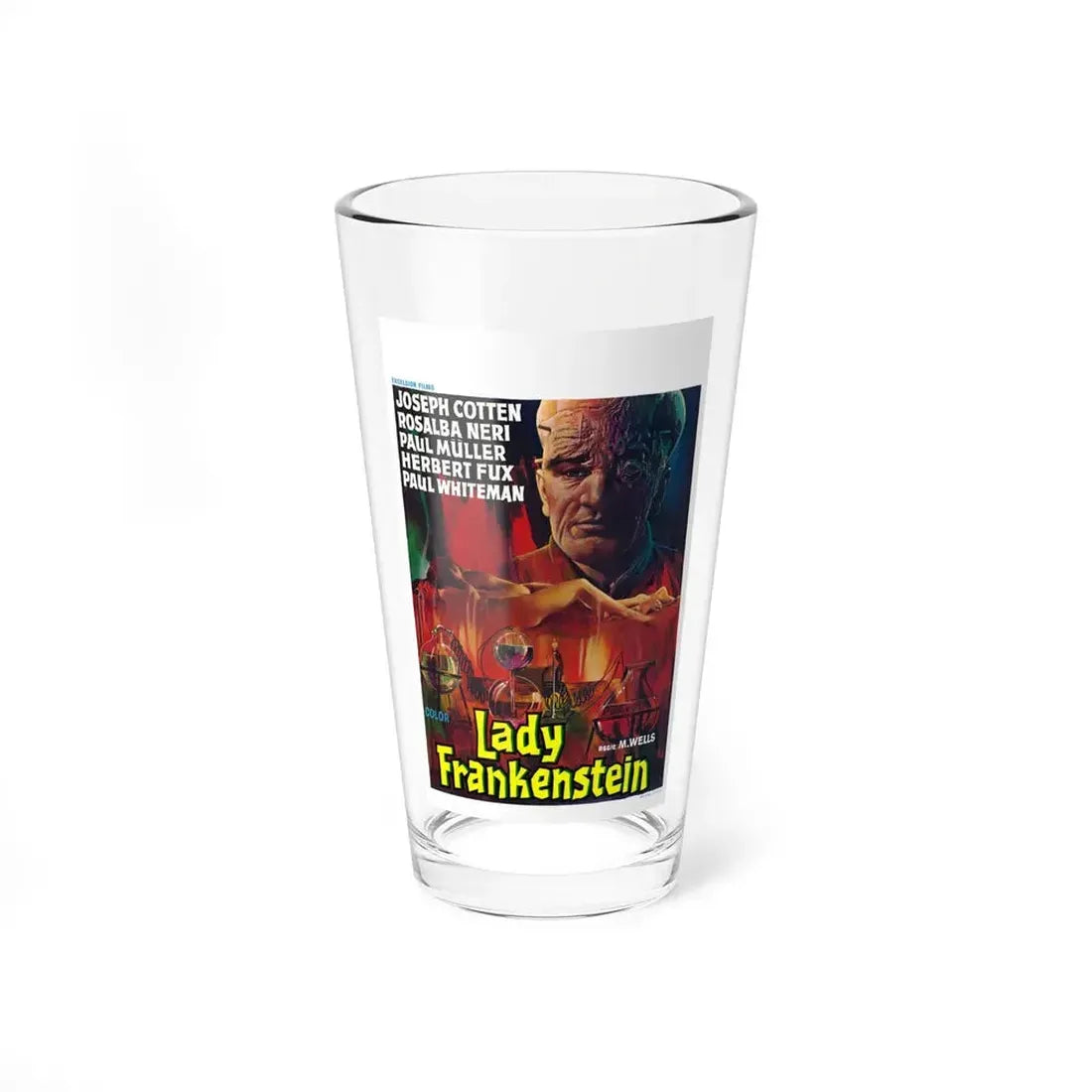 LADY FRANKENSTEIN (4) 1971 Movie Poster - Pint Glass 16oz 16oz - Go Mug Yourself
