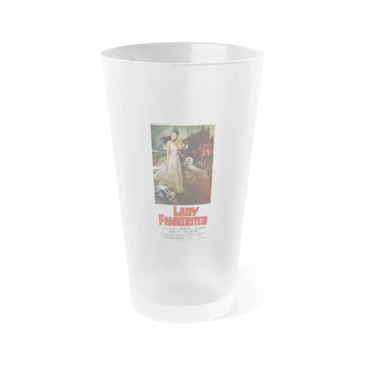 LADY FRANKENSTEIN (ITALIAN) 1971 Movie Poster - Frosted Pint Glass 16oz 16oz Frosted - Go Mug Yourself