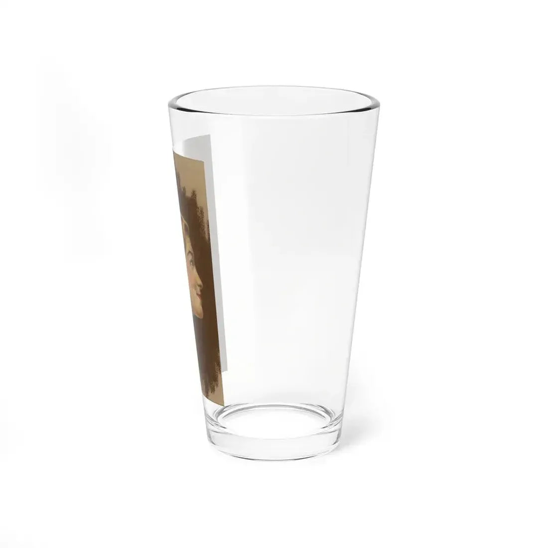 Lady in Profile, original illustration - Pint Glass 16oz - Go Mug Yourself
