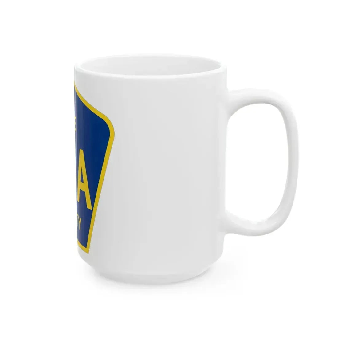 Lake County 25A (Florida) (Road Sign) White Coffee Mug - Go Mug Yourself