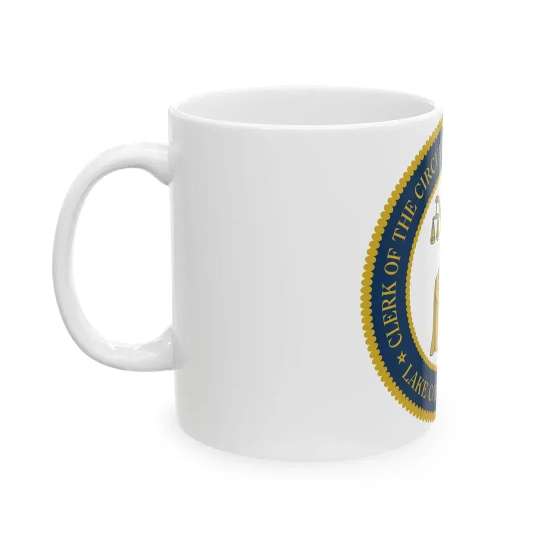 Lake County Florida Clerk of the Circuit Court and Comptroller - White Coffee Mug - Go Mug Yourself
