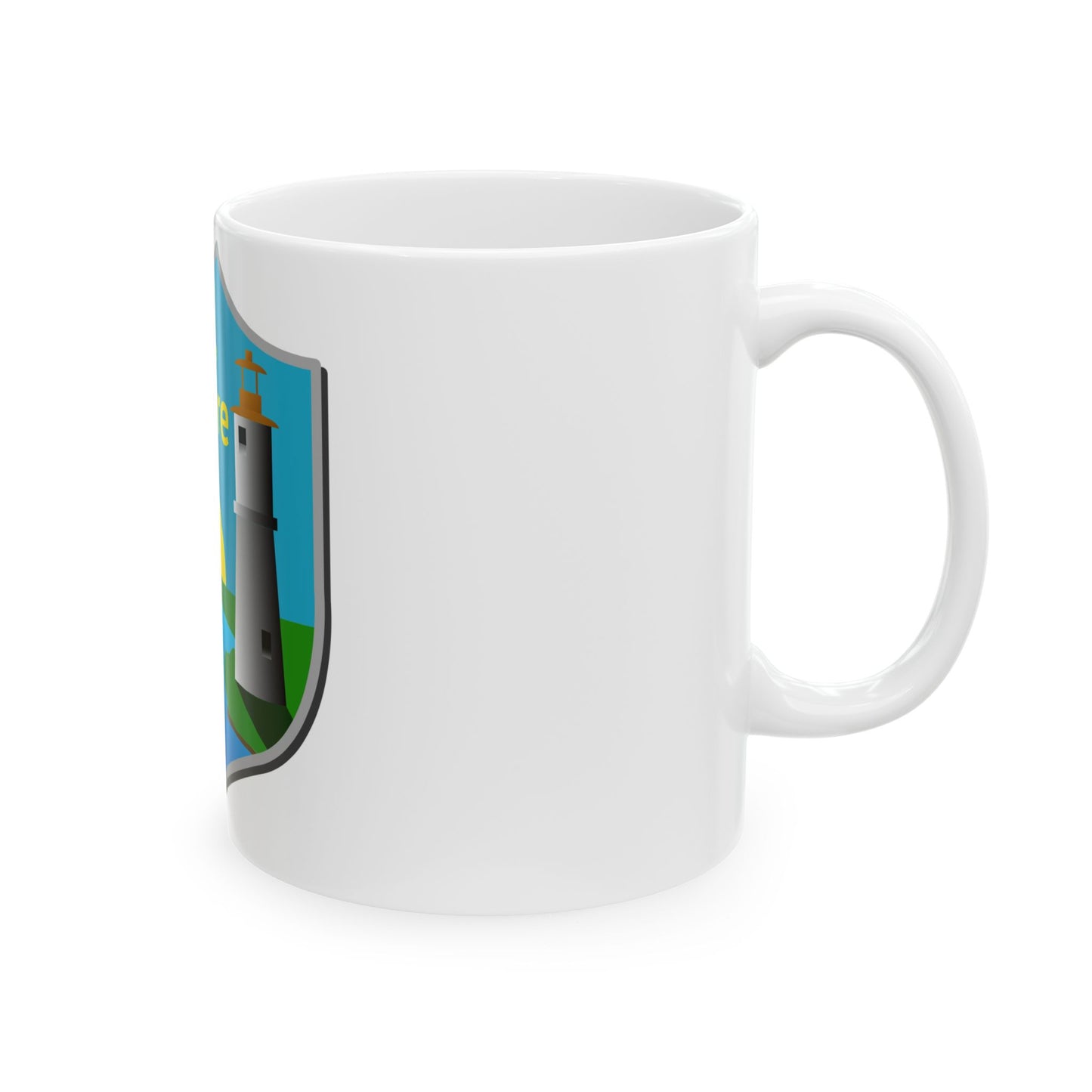 Lakeshore Ontario Flag (Canada) White Coffee Mug-Go Mug Yourself