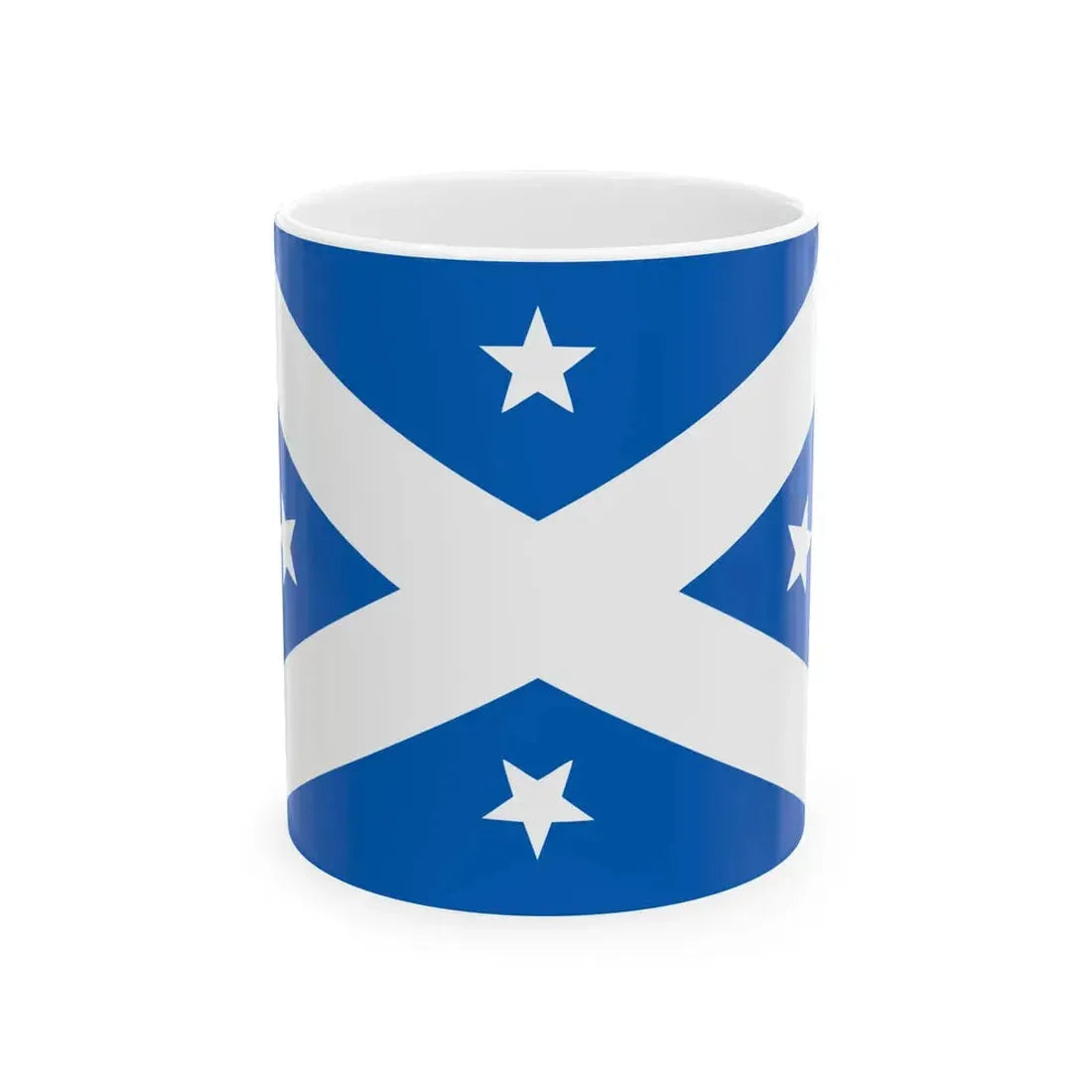 Lambing Flat riots flag alternate (Australia) White Coffee Mug 11oz - Go Mug Yourself