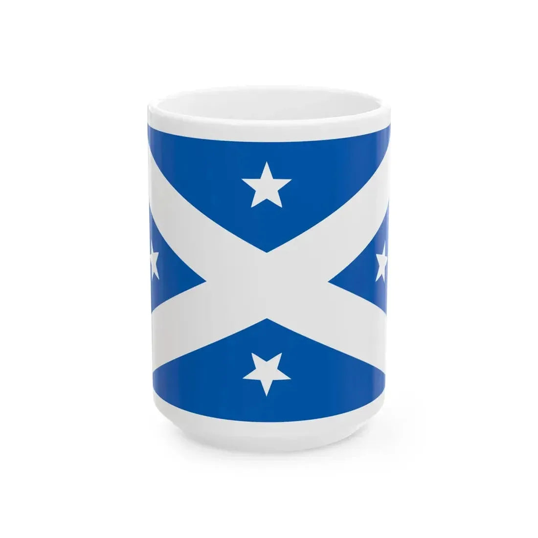 Lambing Flat riots flag alternate (Australia) White Coffee Mug 15oz - Go Mug Yourself