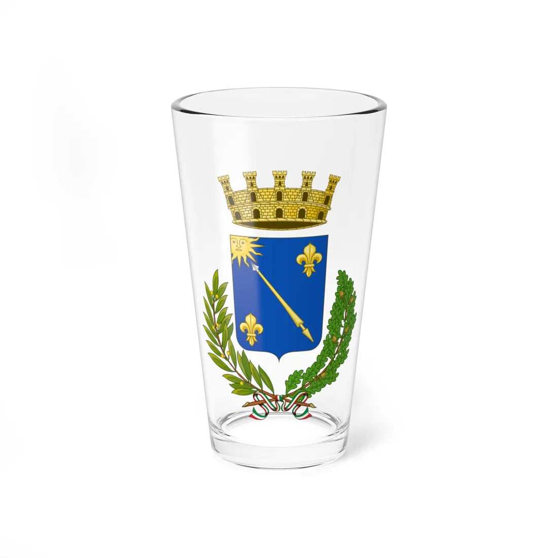 Lanciano-Stemma (Italy) (Coat of Arms) Pint Glass 16oz 16oz - Go Mug Yourself