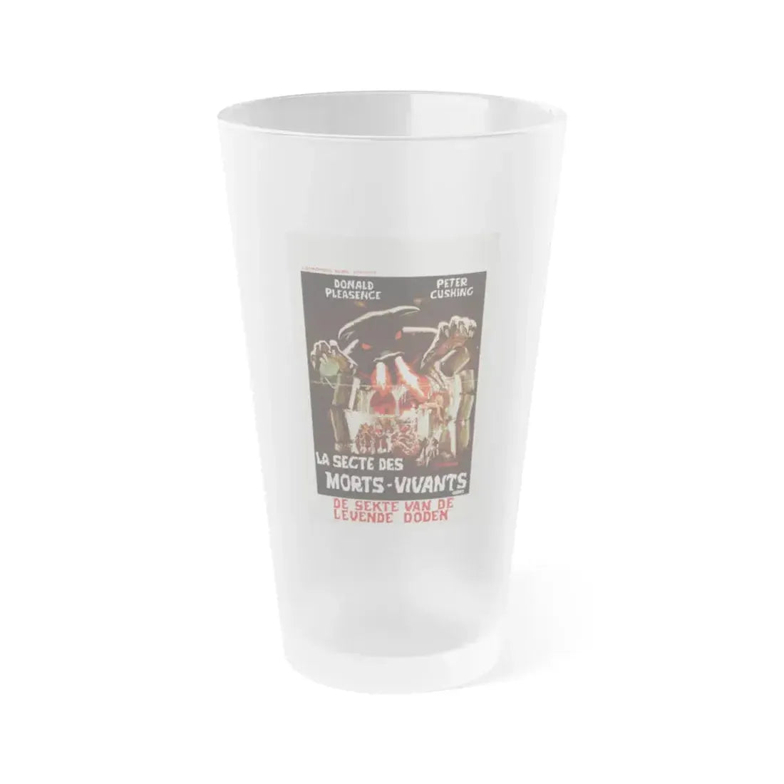 LAND OF THE MINOTAUR (BELGIAN) 1976 Movie Poster - Frosted Pint Glass 16oz 16oz Frosted - Go Mug Yourself
