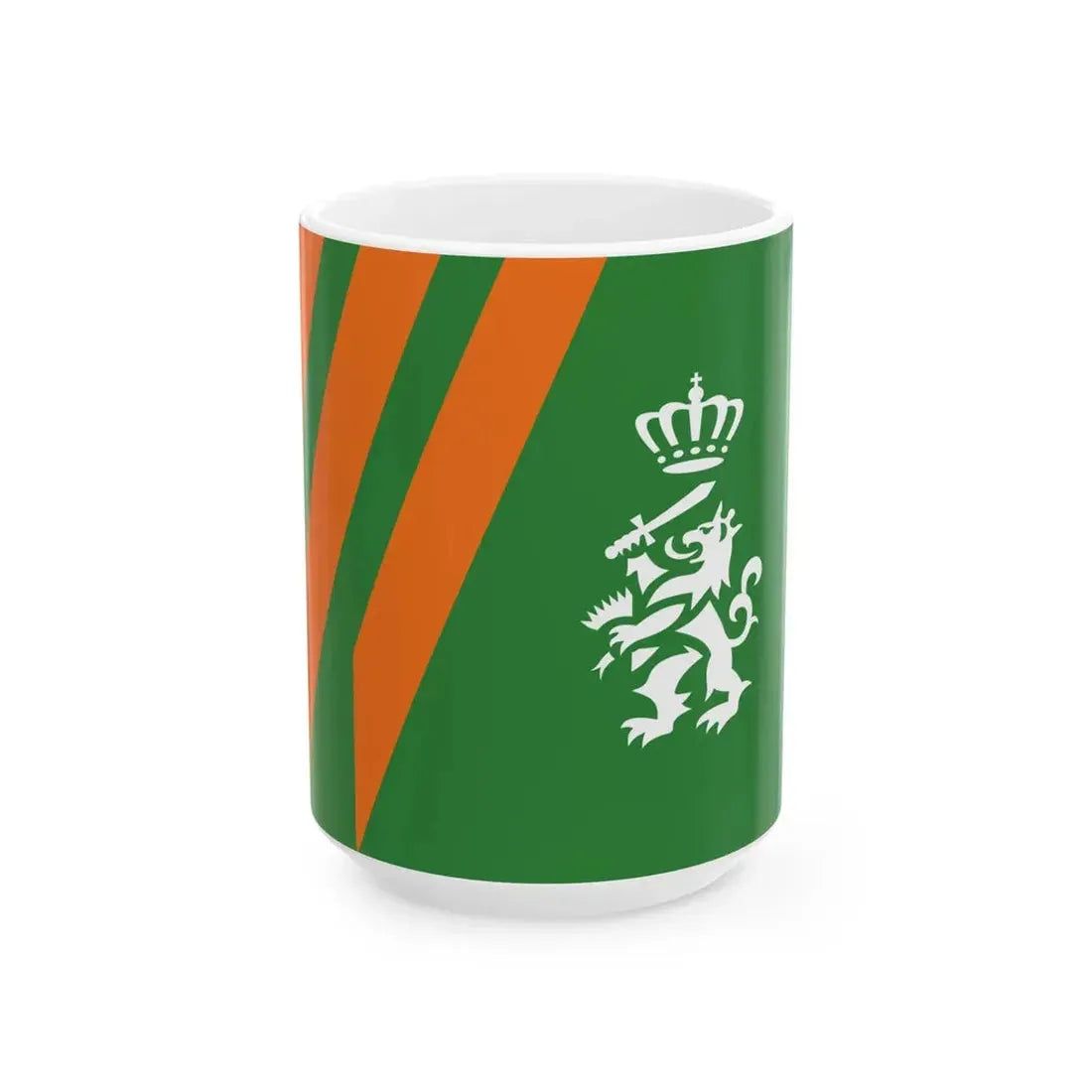 Landmacht vlag 2001 - 2011 (Netherlands) White Coffee Mug 15oz - Go Mug Yourself