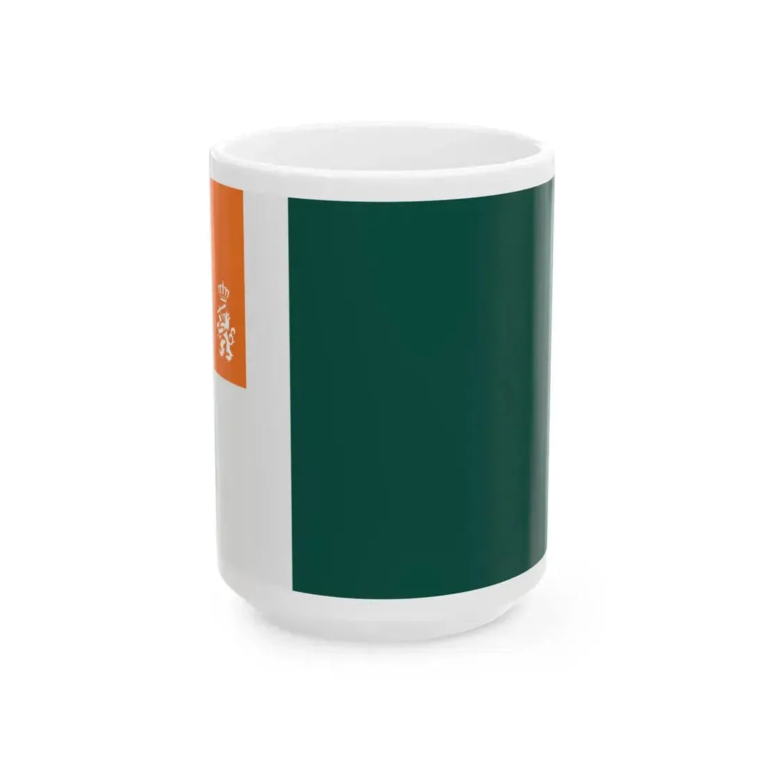 Landmacht vlag (Netherlands) White Coffee Mug 15oz - Go Mug Yourself