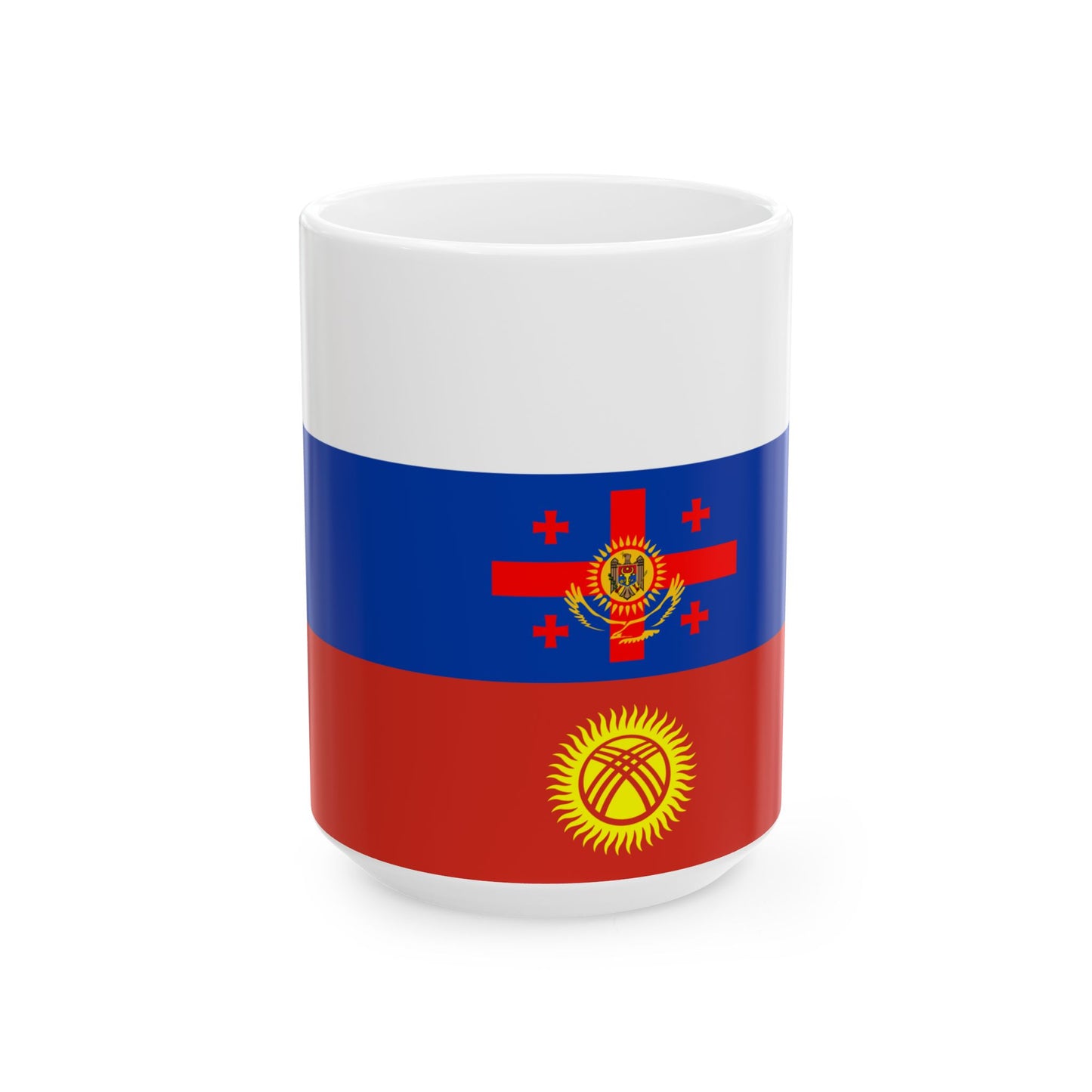 Lang-ru (Belarus) White Coffee Mug-15oz-Go Mug Yourself